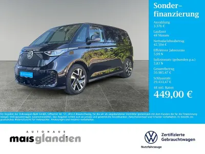 Gebraucht VW ID. Buzz Pro 150 kW (204 PS) 2024 Deep black perleffekt Van / Kleinbus