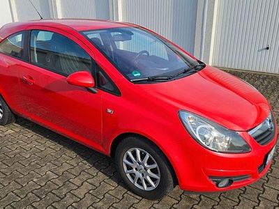 Gebraucht Opel Corsa 80 PS (58 kW) 2008 Rot Kleinwagen