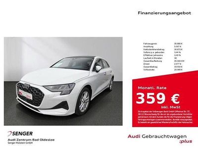 Usata Audi A3 Advanced 116 CV (85 kW) 2025 Bianco Berlina