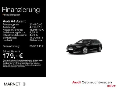 Gebraucht Audi A4 150 PS (110 kW) 2023 Schwarz Kombi