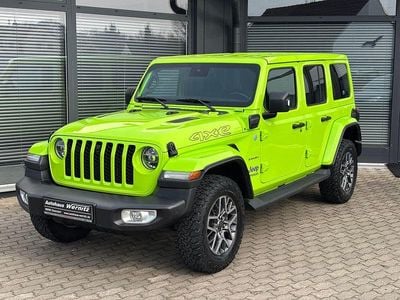 Gebraucht Jeep Wrangler Unlimited Sahara 381 PS (280 kW) 2021 Grün SUV