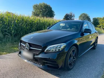 Gebraucht Mercedes C220 AMG 194 PS (142 kW) 2021 Schwarz Kombi