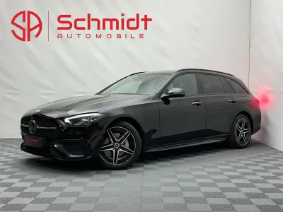 Używany Mercedes C300e AMG line 313 KM (230 kW) 2022 Czarny Kombi