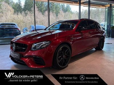 Usata Mercedes E63S AMG Night 612 CV (450 kW) 2018 Rosso Station wagon