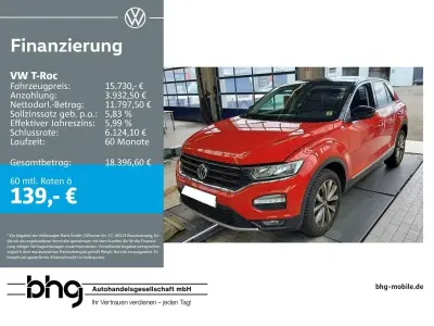 Gebraucht VW T-Roc Style 116 PS (85 kW) 2019 Rot SUV
