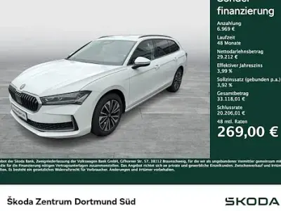 Gebraucht Skoda Superb Selection 150 PS (110 kW) 2025 Weiß Kombi