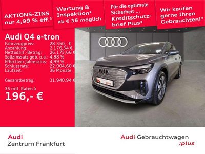 Gebraucht Audi Q4 e-tron Sport 150 kW (204 PS) 2023 Grau SUV