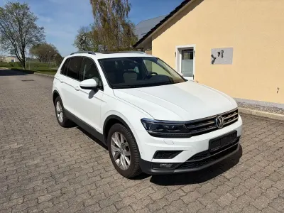 Second-hand VW Tiguan Highline 150 CP (110 kW) 2017 Alb SUV