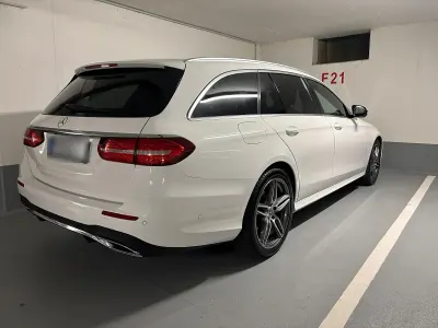 Gebraucht Mercedes E220 AMG line 194 PS (142 kW) 2018 Weiß Kombi