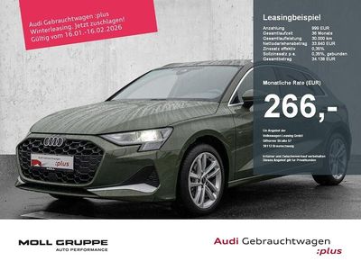 Distriktgrün metallic Gebraucht 2025 Audi A3 Advanced Plus Limousine | 33.380 € (Guter Preis)