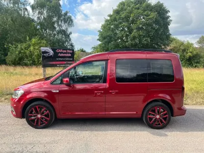 Gebraucht VW Caddy Comfortline 150 PS (110 kW) 2017 Rot Van / Kleinbus