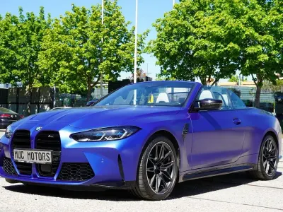 Brugt BMW M4 Cabriolet Performance 510 HK (375 kW) 2022 Blå Cabriolet