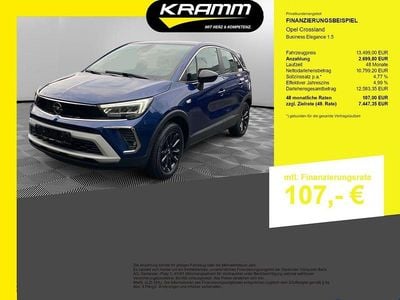 Brugt Opel Crossland Business Elegance 120 HK (88 kW) 2021 Blå SUV
