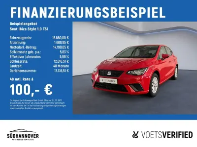 Gebraucht Seat Ibiza Style 116 PS (85 kW) 2024 Rot Kleinwagen