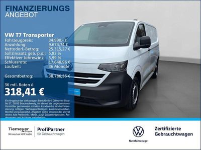 Neu VW Transporter 150 PS (110 kW) 2025 Weiß Van