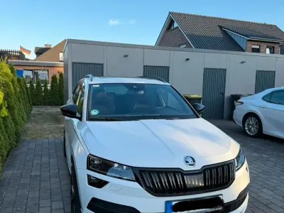 Gebraucht Skoda Karoq SportLine 190 PS (139 kW) 2019 Weiß SUV