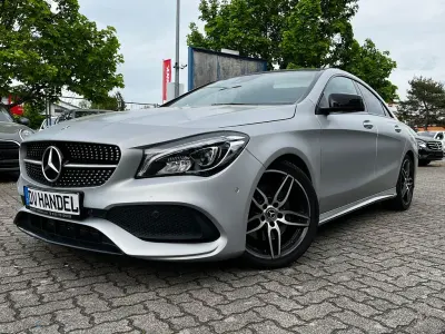 Brugt Mercedes CLA220 AMG line 177 HK (130 kW) 2017 Sølv Sedan