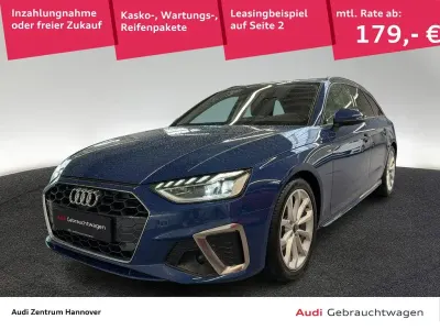 Gebraucht Audi A4 S-Line 150 PS (110 kW) 2023 Ascariblau metallic Kombi