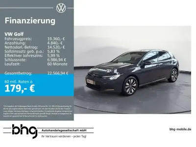 Gebraucht VW Golf VIII Move 110 PS (80 kW) 2024 Grau Limousine
