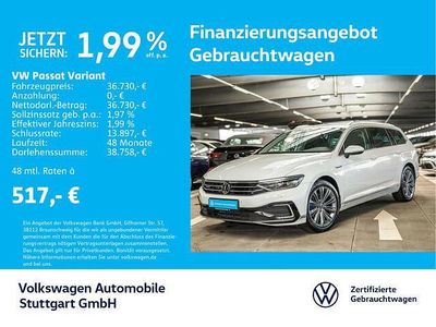 Weiß Gebraucht 2023 VW Passat GTE Kombi | 36.730 €