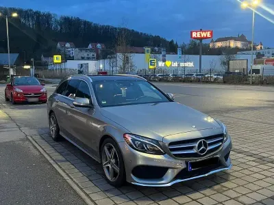 Gebraucht Mercedes C220 AMG line 170 PS (125 kW) 2015 Grau Kombi