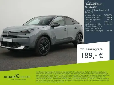 Neu Citroën C4 145 PS (106 kW) 2026 Eclipse blau metalli Limousine