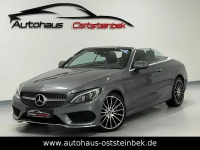 Gebraucht Mercedes C220 AMG line 170 PS (125 kW) 2018 Grau Cabrio