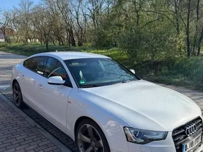 Usata Audi A5 S-Line 190 CV (139 kW) 2015 Bianco Coupé
