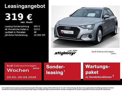 Gebraucht Audi A3 Advanced Plus 204 PS (150 kW) 2024 Florettsilber metallic (metallic) Limousine