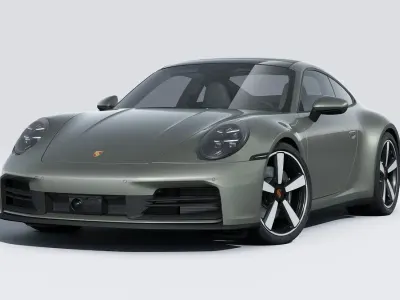 Neu Porsche 911 Sport 394 PS (289 kW) 2026 Grün Coupé