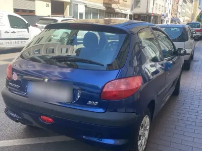 Gebraucht Peugeot 206 75 PS (55 kW) 2002 Blau Coupé