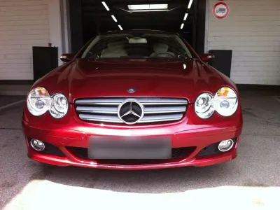 Gebraucht Mercedes SL350 272 PS (200 kW) 2007 Rot Cabrio