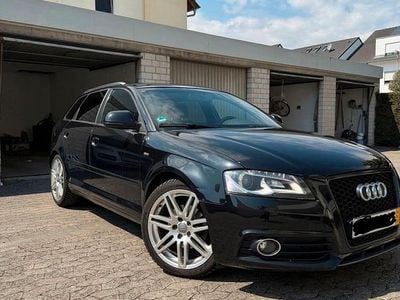 Usata Audi A3 Sportback S-Line 122 CV (89 kW) 2009 Nero Utilitaria