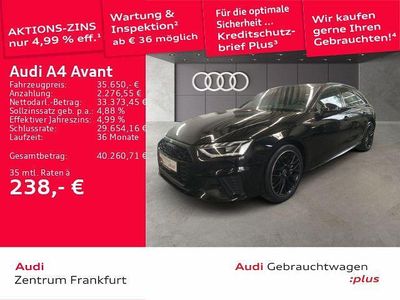 Gebraucht Audi A4 S-Line 204 PS (150 kW) 2024 Schwarz Kombi