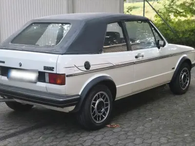 Gebraucht VW Golf Cabriolet Design 90 PS (66 kW) 1987 Weiß Cabrio