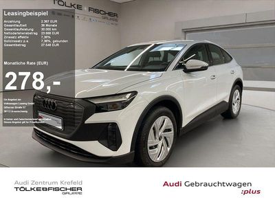 Gletscherweiß metallic Gebraucht 2022 Audi Q4 Sportback e-tron Basis SUV | 23.668 € (Guter Preis)