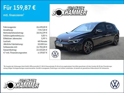 Gebraucht VW Golf VIII GTI 245 PS (180 kW) 2023 Schwarz Limousine