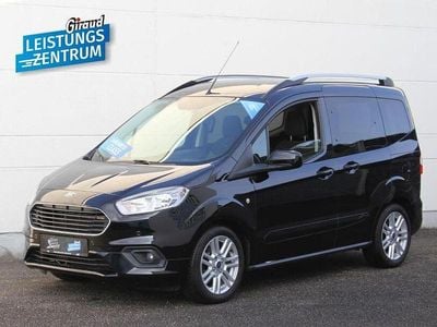 Gebraucht Ford Tourneo Courier Titanium 101 PS (74 kW) 2018 Schwarz Van / Kleinbus