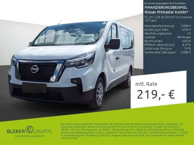 Gebraucht Nissan Primastar N-Connecta 150 PS (110 kW) 2024 Weiß Van / Kleinbus