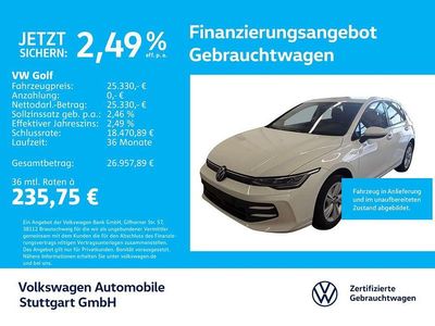 Gebraucht VW Golf VIII Life 116 PS (85 kW) 2025 Pure white Limousine