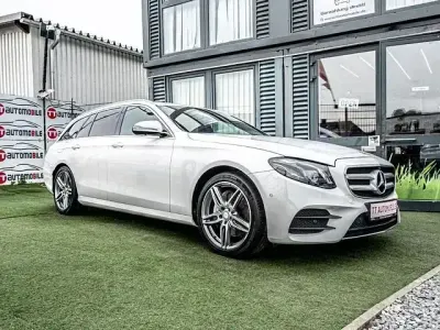 Gebraucht Mercedes E220 AMG line 194 PS (142 kW) 2017 Weiß Kombi