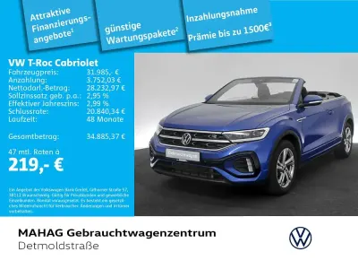 Używany VW T-Roc Cabriolet R-line 150 KM (110 kW) 2025 Niebieski Kabriolet