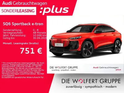 Gebraucht Audi SQ6 Sportback e-tron Ambiente 359 kW (489 PS) 2025 Soneirarot metallic SUV