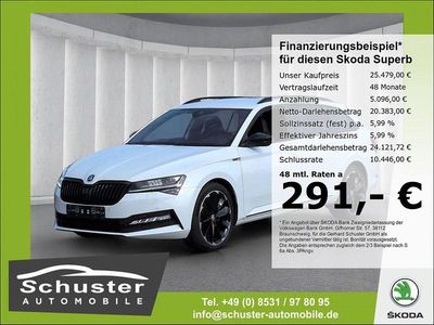 Gebraucht Skoda Superb SportLine 200 PS (147 kW) 2021 Weiß Kombi