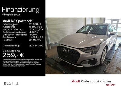 Gebraucht Audi A3 Business 204 PS (150 kW) 2022 Florettsilber metallic Limousine