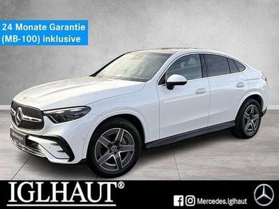 Gebraucht Mercedes GLC300 AMG line 269 PS (197 kW) 2024 Weiß manufaktur lack manufaktur Coupé