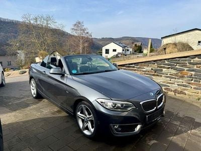Usata BMW 220 Luxury Line 190 CV (139 kW) 2015 Grigio Cabrio