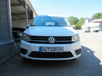 Gebraucht VW Caddy Trendline 125 PS (91 kW) 2018 Weiß Van / Kleinbus