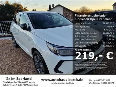 Brugt Opel Grandland X Elegance 131 HK (96 kW) 2023 Hvid SUV