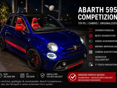 Gebraucht Abarth 595C Competizione 180 PS (132 kW) 2018 Blau Cabrio